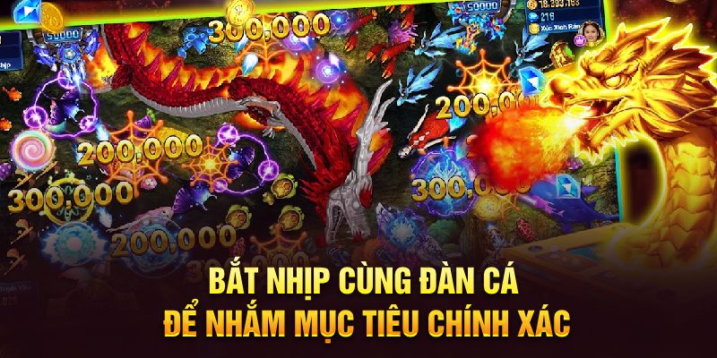 Bắt nhịp cùng đàn cá để nhắm mục tiêu chính xác
